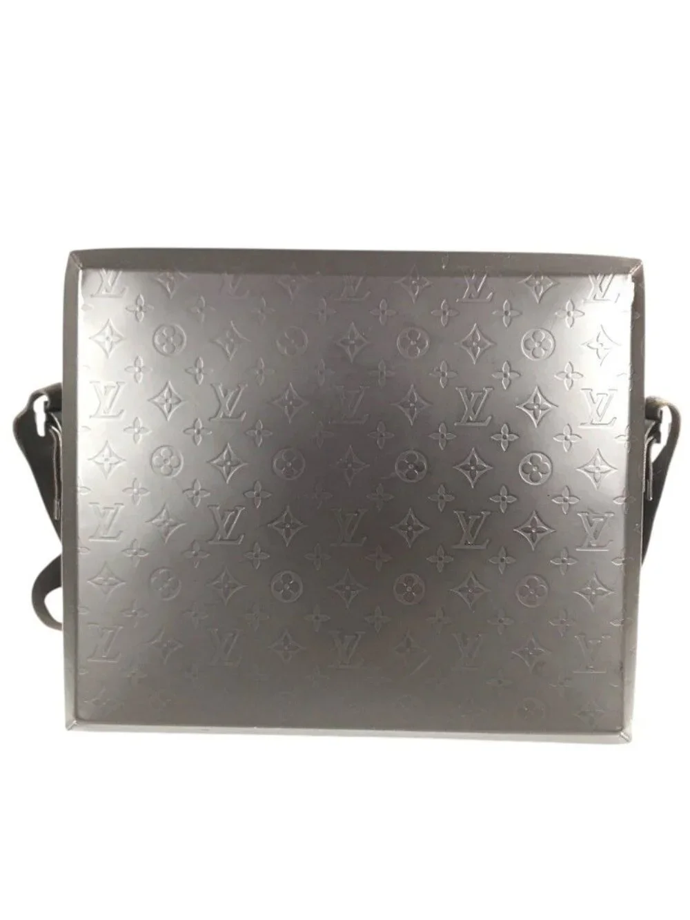 Louis Vuitton Shoulder Bag Steve Monogram Glace Leather Cafe Brown